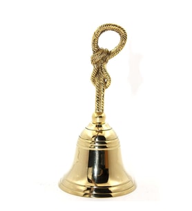 Pirinç Okul Çanı (Çok Renkli)