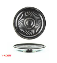 İnce 4cm 50 Ohm 3W Hoparlör Yuvarlak Speaker 40mm 3 Watt Ses Müzik Amfi Ses Oluşturucu Yüksek Kalite