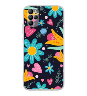 PrintiFy General Mobile GM 21 Pro ile Uyumlu Retro Color 1  Kamera Korumalı Şeffaf  Kılıf