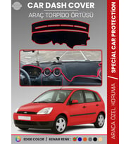 FORD FİESTA (2002-2009) Torpido Örtüsü Ön Panel Koruma Tam Uyum Çatlamayı Önler Kolay Montaj