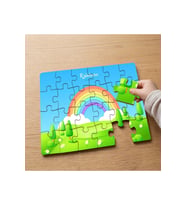 Rainbow - Gökkuşağı Tasarımlı 24 Parça Ahşap Çocuk Puzzle MPK0599