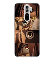 Xiaomi Redmi Note 8 PRO Uyumlu Attack On Titan Tasarımlı Şeffaf Telefon Kılıfı