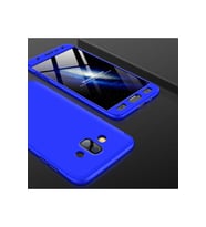 Samsung Galaxy J7 Duo Uyumlu Kılıf Zore Ays Kapak (Mavi)