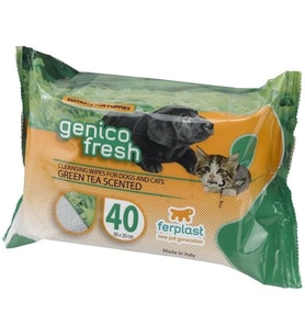 Genico Fresh Kedi Köpek Temizleme Mendili (Yeşil Çay Kokulu)