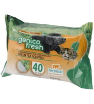 Genico Fresh Kedi Köpek Temizleme Mendili (Yeşil Çay Kokulu)