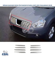 Nissan Qashqai Krom Ön Panjur 8 prç. 2007-2010 P. Çelik