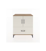 Hyperion Şifonyer 2 Raflı Tek Çekmeceli 2 Kapaklı 88x44x96 Çam-Aytaşı