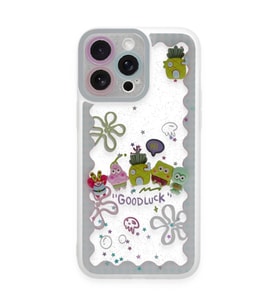 İphone 14 Pro Max Kılıf Sweet Desenli Silikon Kapak - Açık Mavi
