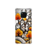 PrintiFy Huawei Mate 20pro ile Uyumlu Düşlerin Dansı Serisi Göçebe Şatolar Tasarımlı Uv Baskılı Köşe Korumalı Antişok Kılıf