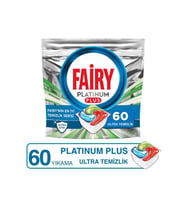 Fairy Platinum Plus Ultra Temizlik 60 Yıkama Bulaşık Makinesi Deterjanı Kapsülü