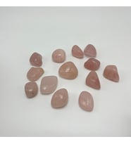 Pembe Kuvars Tımbıl Doğal Taş  (1 adet )