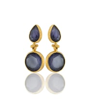 Kadir Jewellery 22 Ayar Altın Kaplama Vintage Küpe -El İşçiliği Ve Hipoalerjenik Küpe