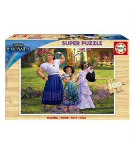 Educa Çocuk Puzzle 100 Parça Encanto Disney Madera 19199