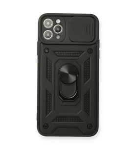 İphone 11 Pars Lens Yüzüklü - Siyah