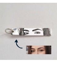 kişiye özel baskılı kolye ucu