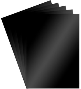 Aynalı Metalik Metalize Fon Kartonu Siyah 50x70cm 1 Adet (Tek Renk)