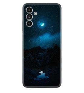Samsung A23 A31 A32 A50 A51 A52 A53 A70 Kılıf Desenli Silikon Gece 1633