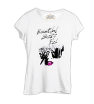 Lady Gaga - Beautiful Dirty Rich Beyaz Kadın Tshirt