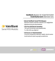 WooCommerce / Wordpress - Vakıfbank Sanal POS Modülü