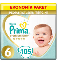 Prima Premium Care 6 Beden Bebek Bezi 13+ Kg (3*35) 105 Adet