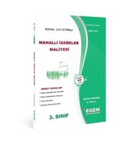 Egem Yayınları Açık Öğretim Mahalli Idareler Maliyesi Konu Anlatımlı Soru Bankası (Çok Renkli)