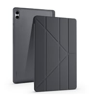 Galaxy Tab S11 Ultra Tablet Kılıf Kalem Bölmeli Standlı Lüx Smart Cover (Siyah)