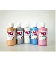 M1 ART  Sedef Akrilik Boya 160.ml - 5 Renk Seceneği (Mavi)