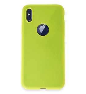 Durukar® iPhone X Kılıf First Silikon - Parlak Sarı