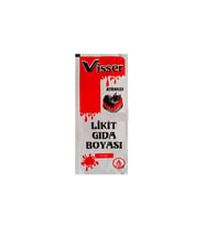 Visser Likit Gıda Boyası Kırmızı 12 ML