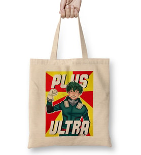 My Hero Academia Plus Ultra Bez Çanta Uzun Saplı