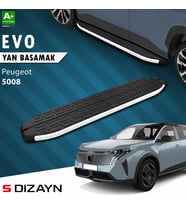 S-Dizayn Peugeot 5008 3 Elektrikli Evo Aluminyum Yan Basamak 203 Cm 2024 Üzeri A+ Kalite