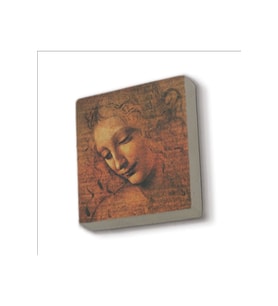 Kadın Başı Eskizi (Leonardo Da Vinci, 1508) Baskılı Taş Magnet 5X5
