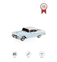 Bluetooth Hoparlör Retro Klasik Araba Tasarımlı 10W FM USB Selfie Speaker D87 Mavi