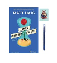 Zamanı Durdurmanın Yolları 9786051980560 - Domingo - Matt Haig (TÜKENMEZ KALEM VE NOT DEFTERLİ) (Renksiz)