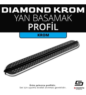 Diamond Krom Yan Basamak Profil 253 Cm