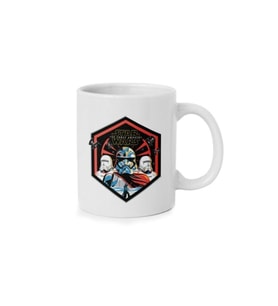Beyaz Star Wars Baskılı Kupa