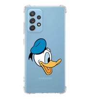Samsung Galaxy A52s  Köşe Korumalı Antişok Kapak Donald Duck Tasarımlı Şeffaf  Kılıf