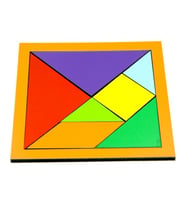 Mor Giftölye Ahşap Tangram 17*17