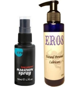 Erkeklere Özel Sprey 50 Ml + Eros 125Ml Lubricant Gel