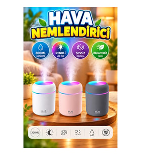 Taşınabilir Ultrasonik Buharlı Hava Temizleyici ve Hava Nemlendirici
