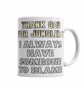 Thank God For Junglers Kupa Bardak Porselen