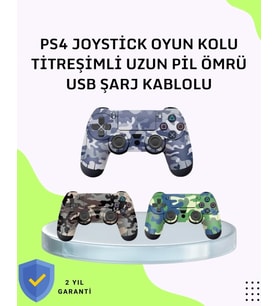 Uzun Pil Ömürlü Oyun Kolu – Usb İle Hızlı Şarj Desteği