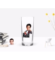 BK Gift Kişiye Özel Renkli Baskılı Godfather Baba Karikatürlü Rakı Bardağı-7 (Beyaz)