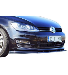 Volkswagen Golf Uyumlu 7 (2012-2016) Ön Tampon Altı Lip (Plastik) (Karışık)