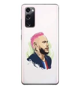 Samsung Galaxy S20 FE Uyumlu Neymar Tasarımlı Şeffaf Telefon Kılıfı