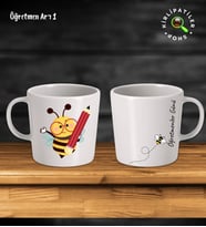 KirliPatiler Taş Kupa Fincan Üzeri Öğretmenler Günü Baskılı (Model 2)