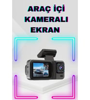 2 İnç Araç İçi Kameralı Ekran 1080P Full HD Kaliteli Hafıza Kart Destekli