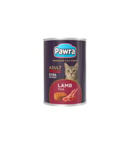 Pawra Yetişkin Kedi Kuzu Etli Pate Konserve 400 gr
