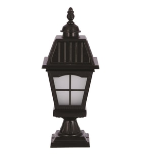 AVONNI BSU-68039-BSY-BOP Siyah Boyalı Dış Mekan Aydınlatma E27 Aluminyum Cam 23cm