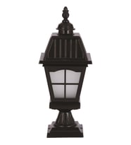 AVONNI BSU-68039-BSY-BOP Siyah Boyalı Dış Mekan Aydınlatma E27 Aluminyum Cam 23cm
